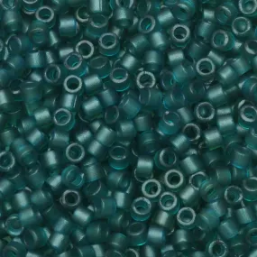 Miyuki Delica Seed Beads, 11/0 Size, #788 Dyed Matte Transparent Blue Zircon (2.5 Tube)