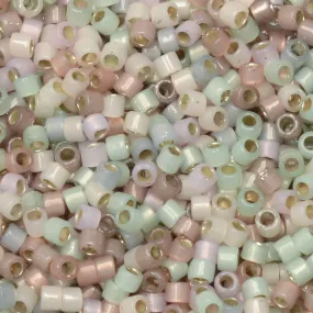 Miyuki Delica Seed Beads, 11/0 Size, #MIX9066 Opal Sea Shells Mix (7.2 Gram Tube)