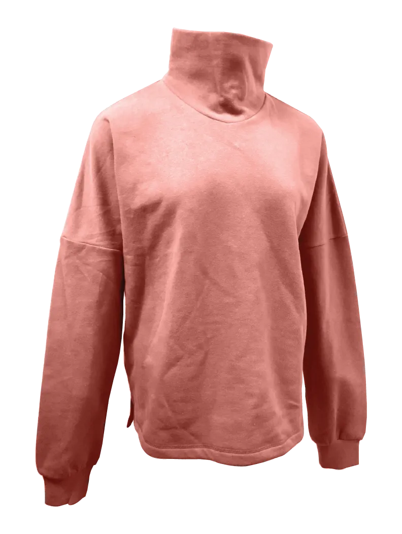 Mock Neck Fleece Pullover