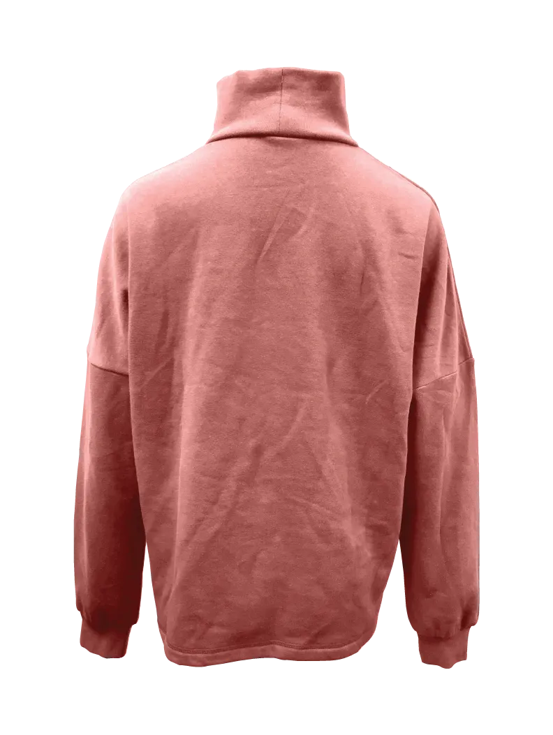 Mock Neck Fleece Pullover