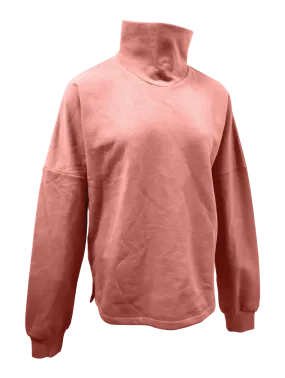 Mock Neck Fleece Pullover