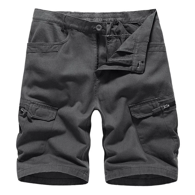 Multi-Pocket Casual Cargo Shorts Camouflage