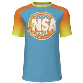 National Softball Association NSA Sunshine Sublimated Short Sleeve Shirt