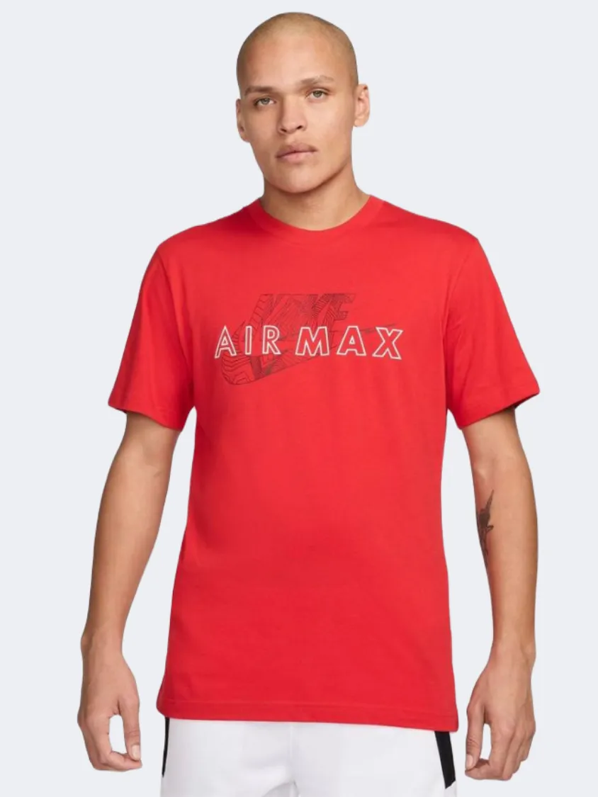 Nike Sportswear Air Max Men Lifestyle T-Shirt University Red