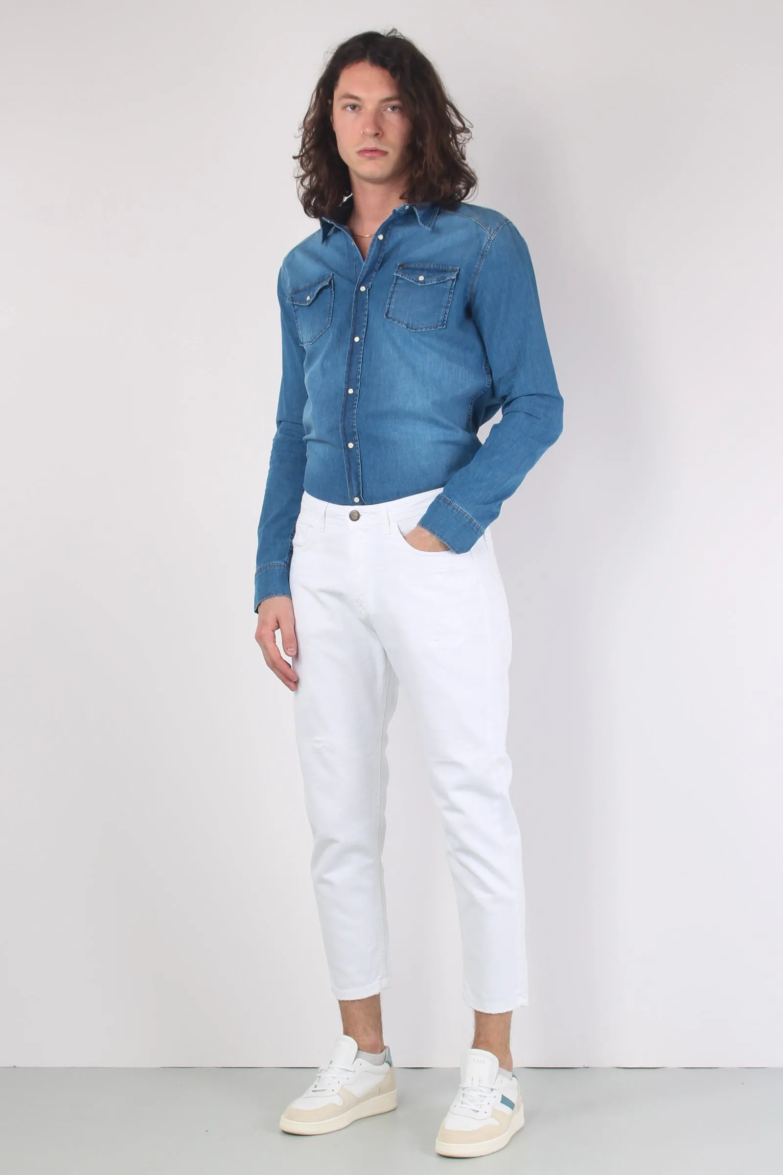 Pantalone Cropped Bianco