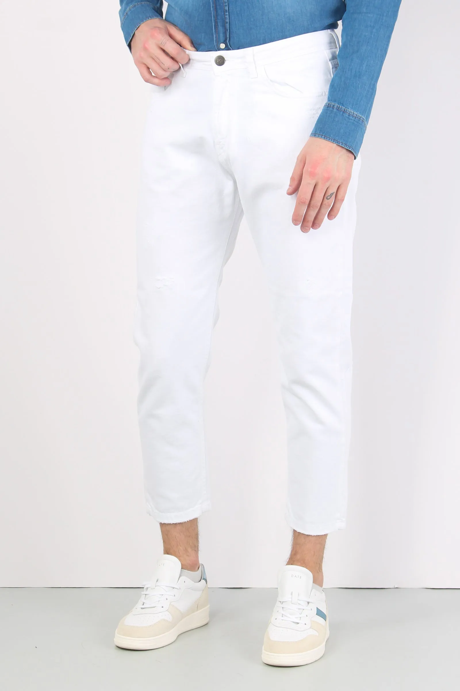 Pantalone Cropped Bianco