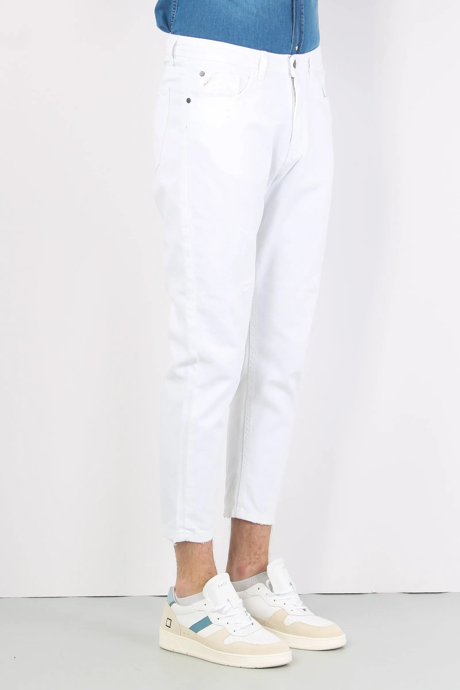 Pantalone Cropped Bianco