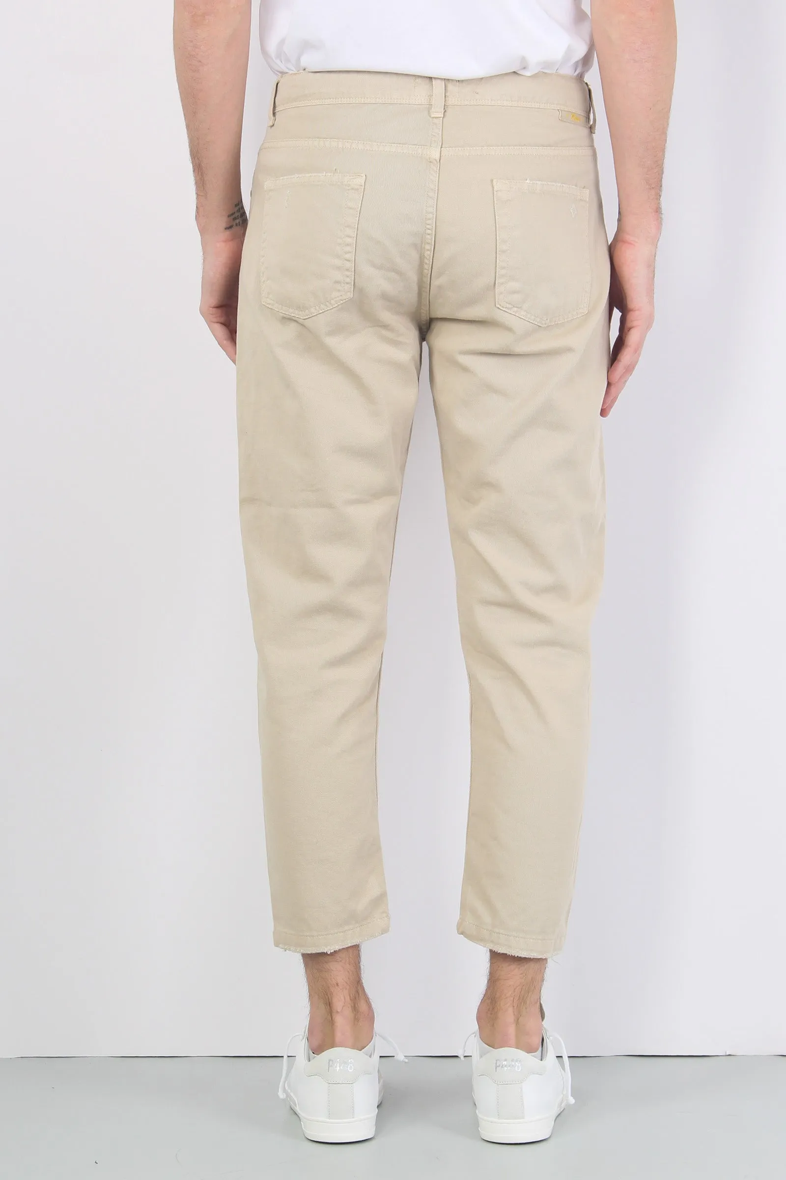 Pantalone Cropped Sabbia