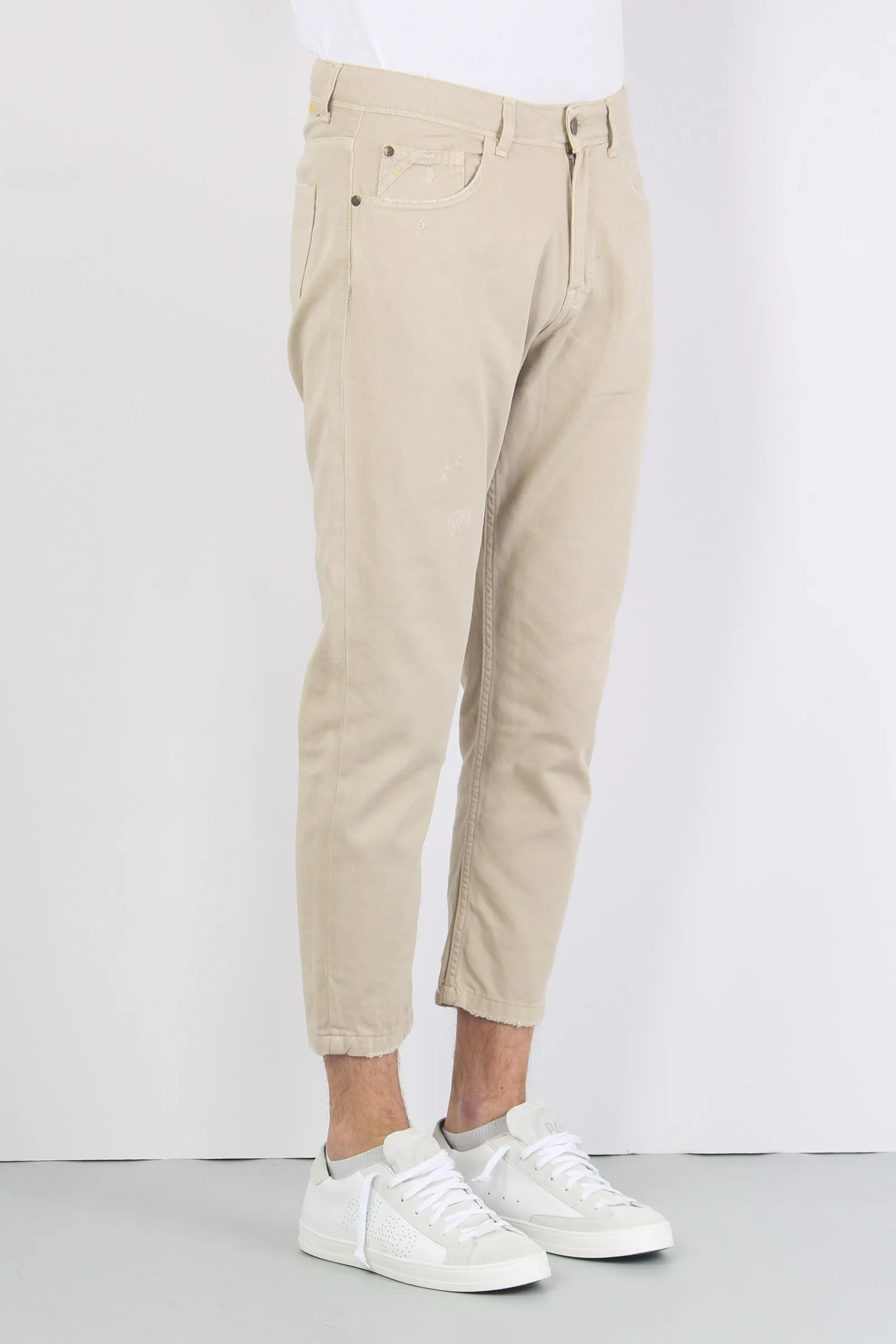 Pantalone Cropped Sabbia