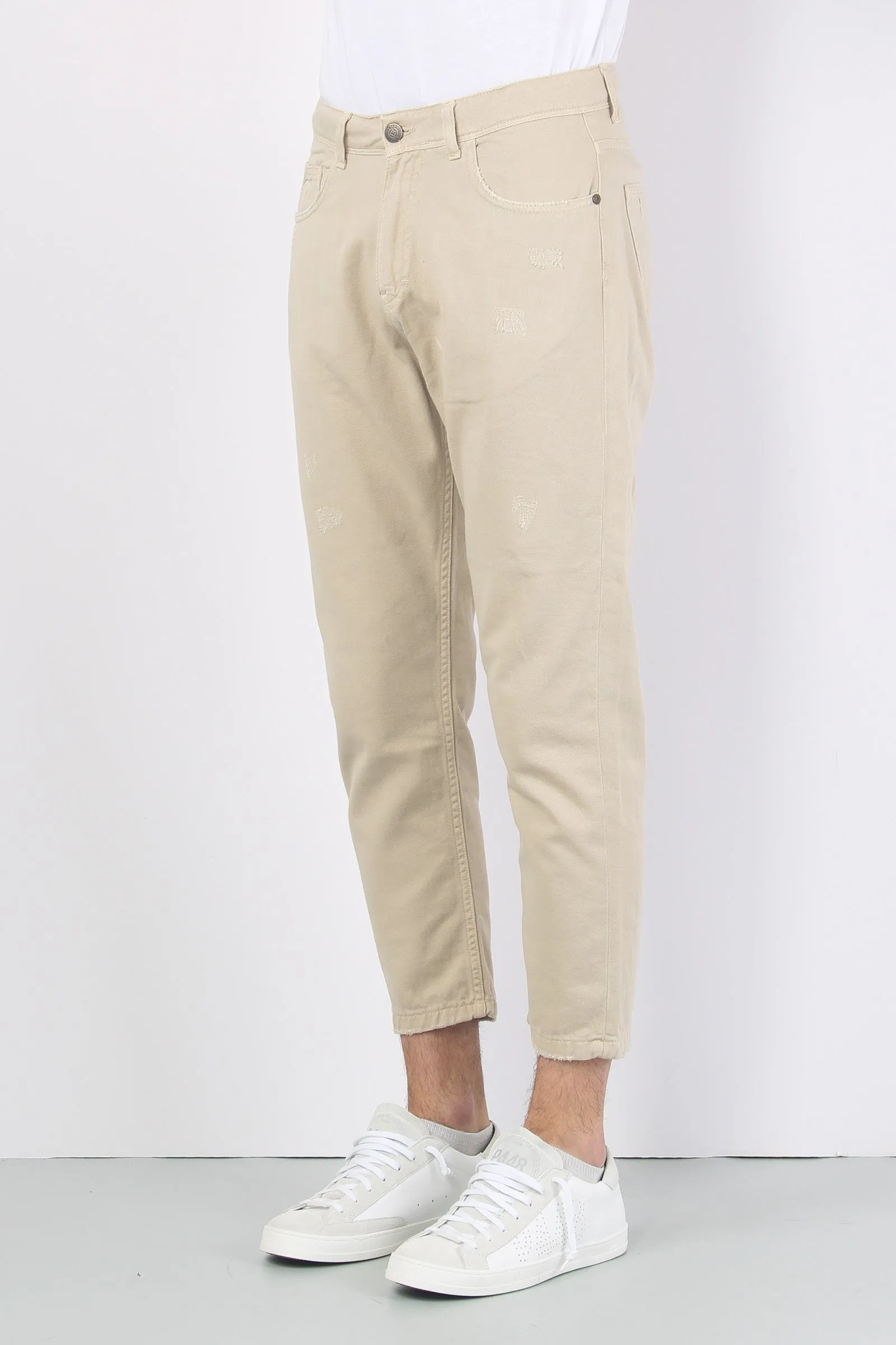 Pantalone Cropped Sabbia