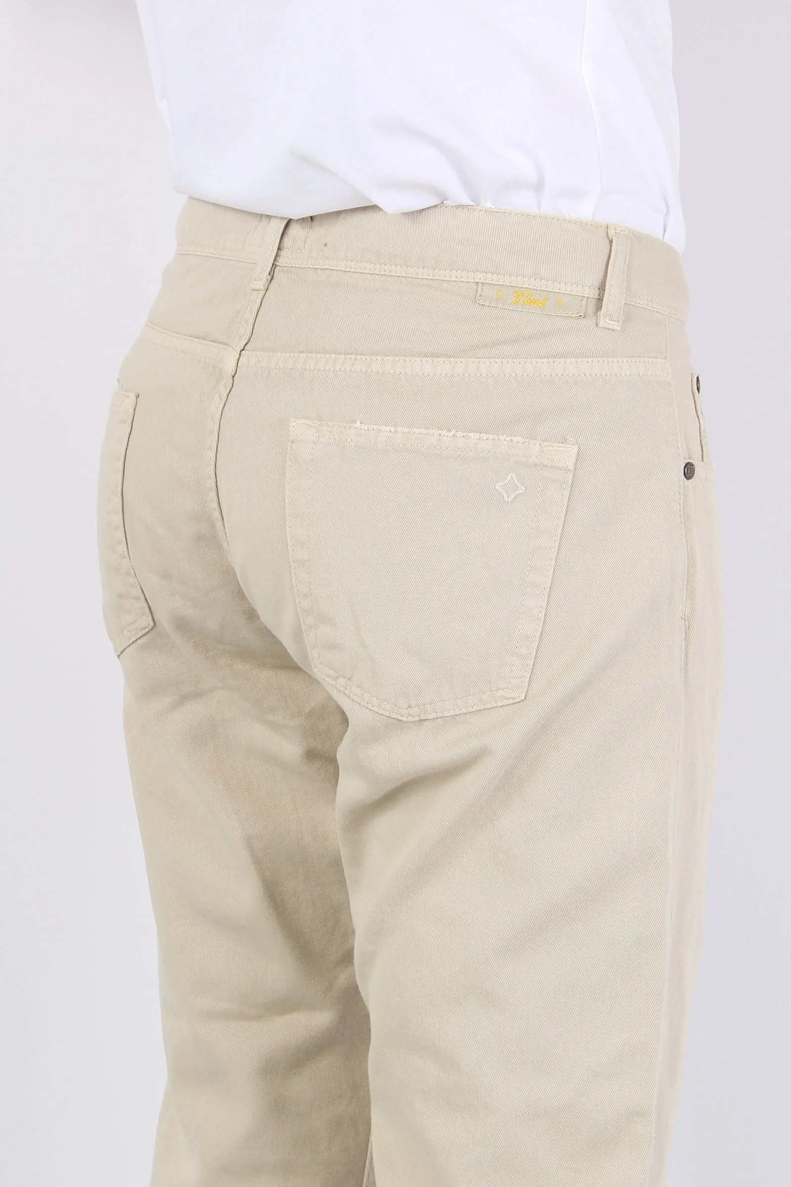 Pantalone Cropped Sabbia