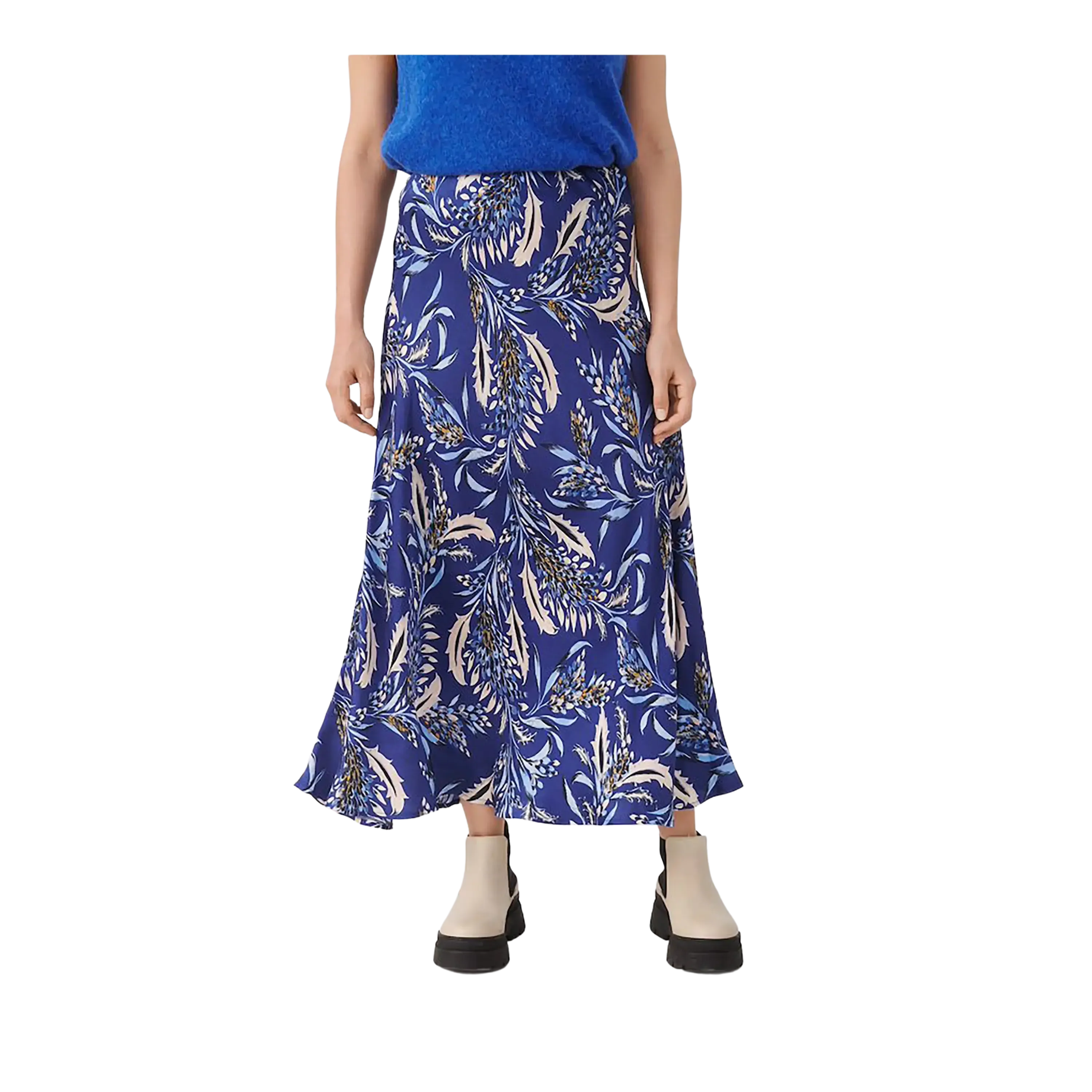 Part Two Rin Mid-Length Floral Skirt