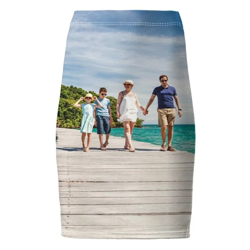 Personalised Women's Pencil Skirts. Photo Pencil Skirts