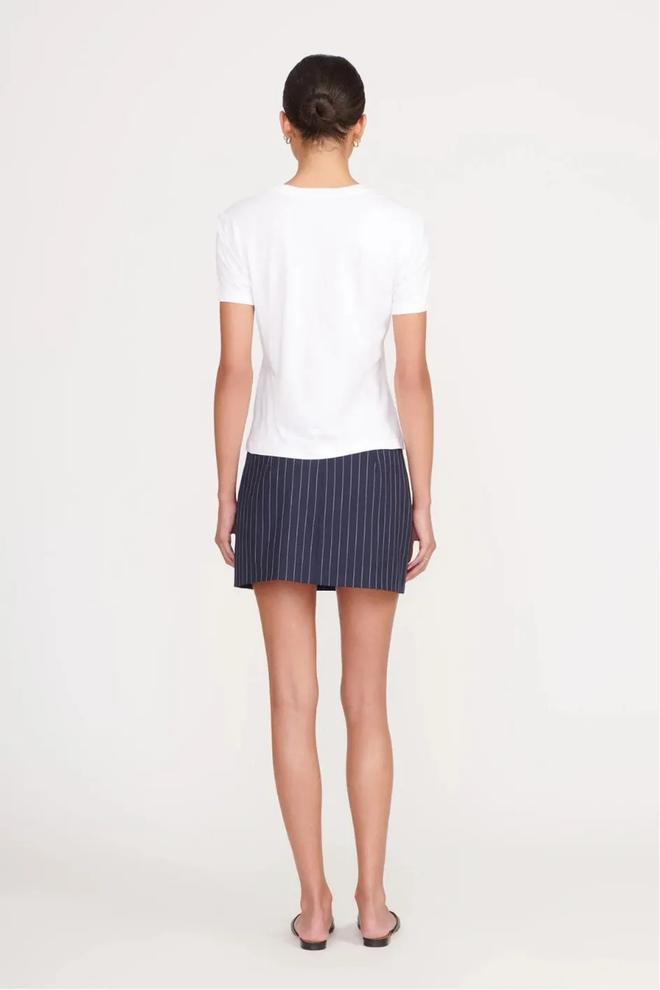 Pinstripe Annette Skirt