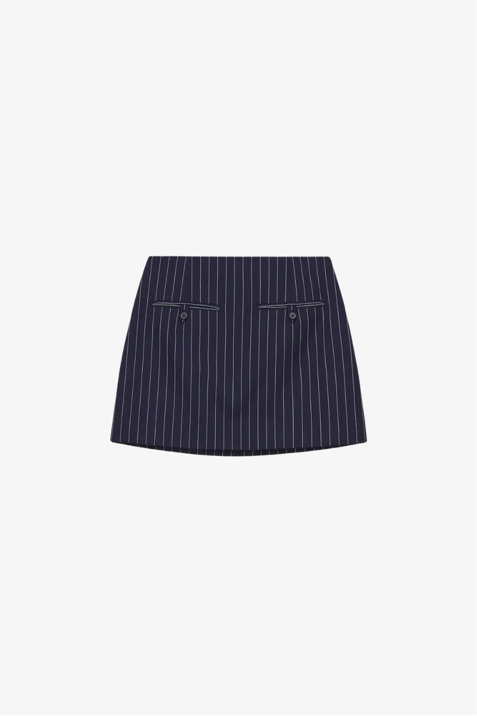 Pinstripe Annette Skirt