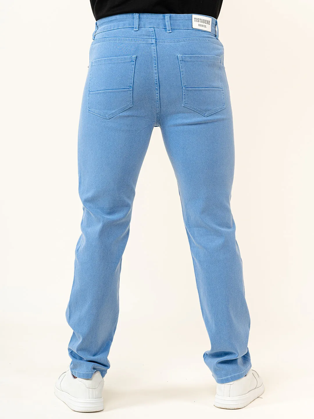 Placid Blue Straight Fit Men's Denim Jeans