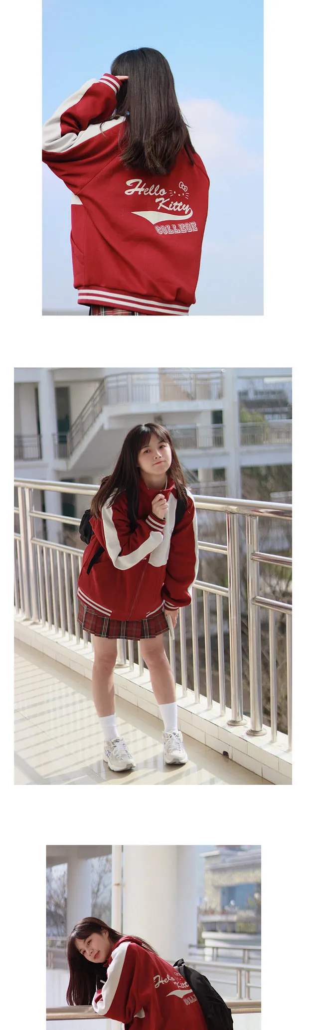 Pre-order sanrio collaboration extra fleece sportswear jacket