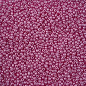 Preciosa Czech Glass, 11/0 Round Seed Bead, PermaLux Dyed Chalk Violet (1 Tube)