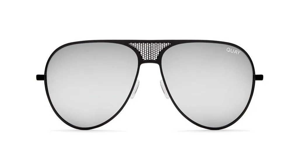 Quay x Kylie Iconic Aviator Black Sunglasses