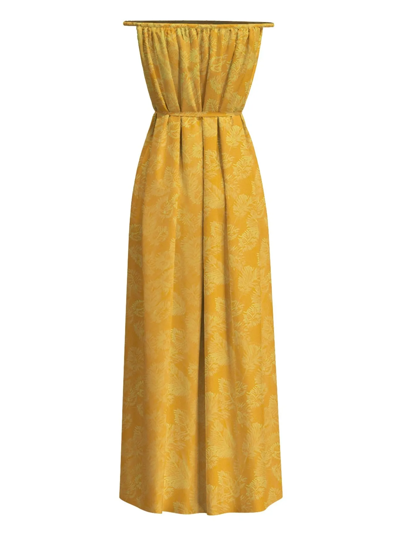 Rhea Dress - Zeen Mustard