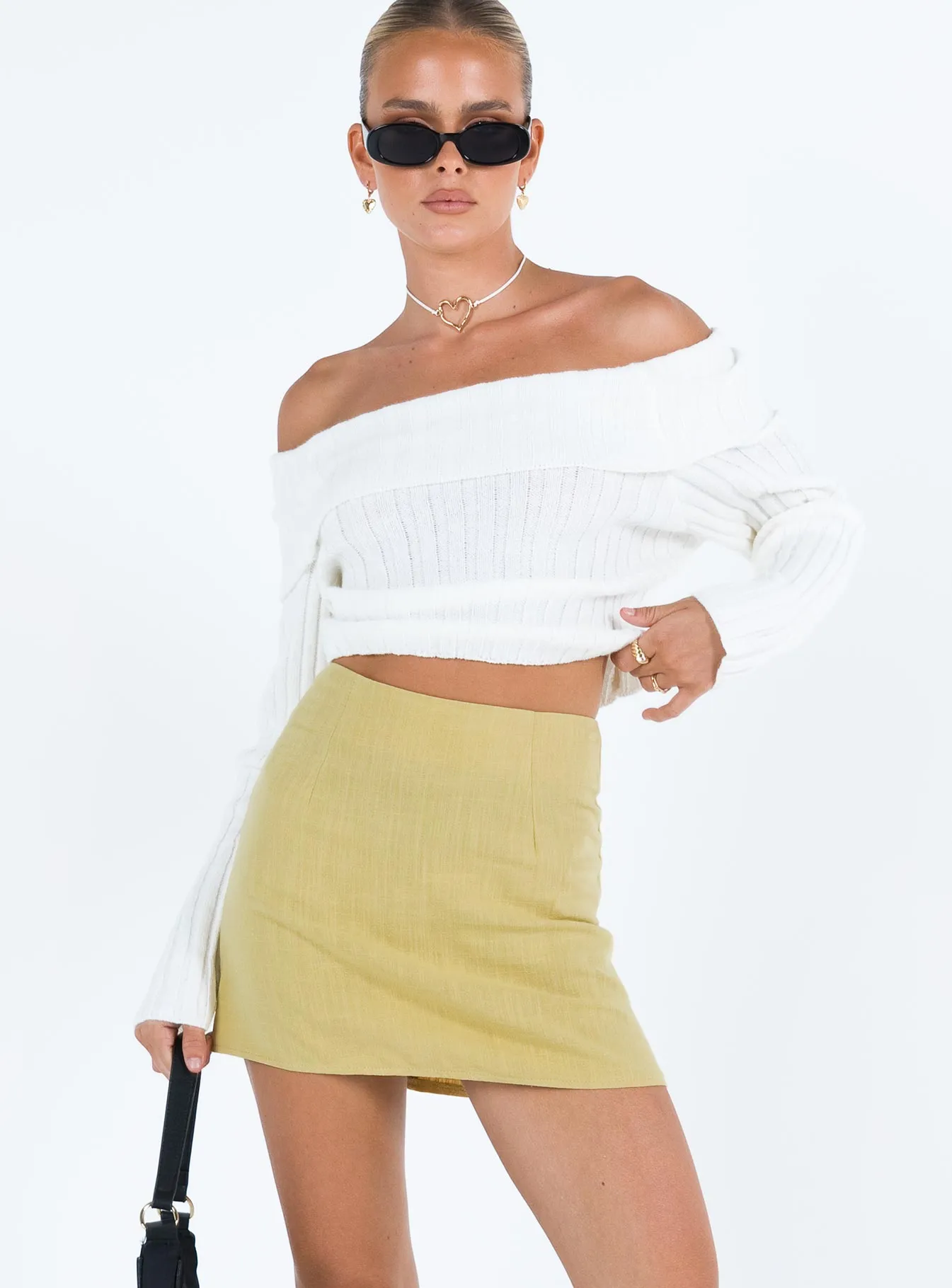 Selby Mini Skirt Lemon