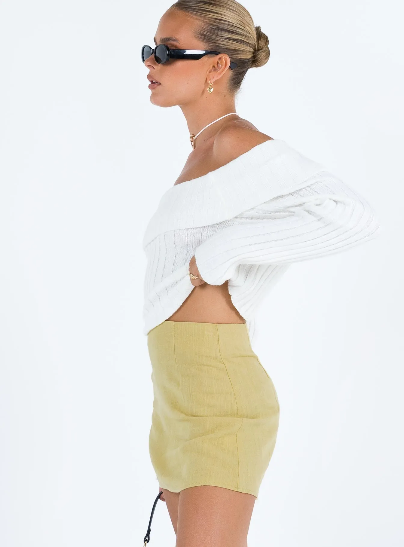 Selby Mini Skirt Lemon