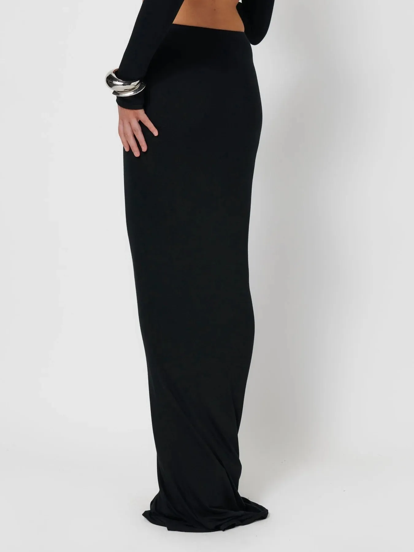 Serena Maxi Skirt - Black