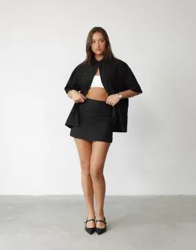 Sierra Mini Skirt (Black)