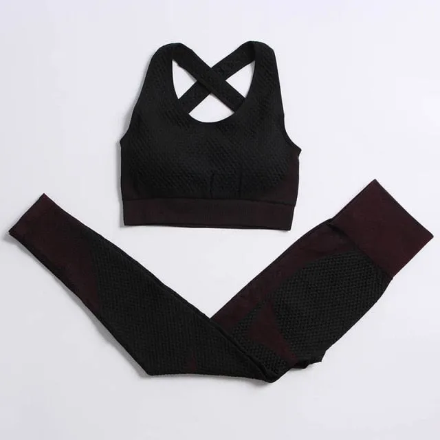 Sport bras top Long sleeve Women Sportswear Suit