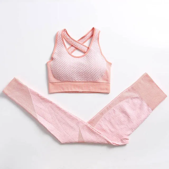 Sport bras top Long sleeve Women Sportswear Suit