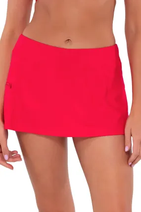 Sporty Skirted Hipster Bikini Bottom