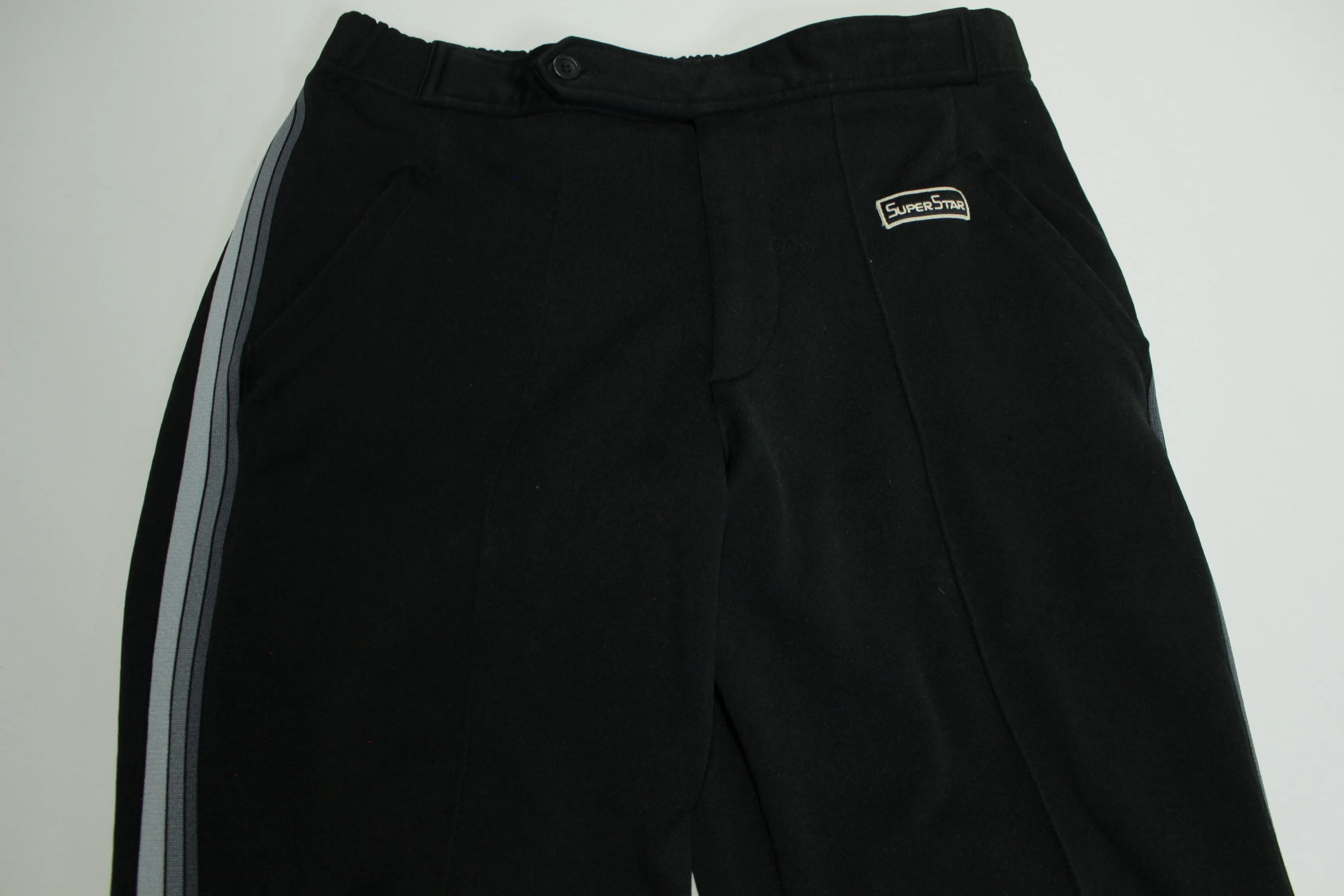 SuperStar Vintage 80's Black StripedTrack Sweat Pants