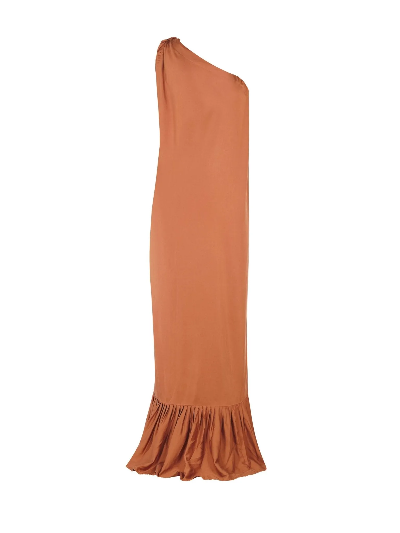 Sustainable Diago Dress - Solid Rust