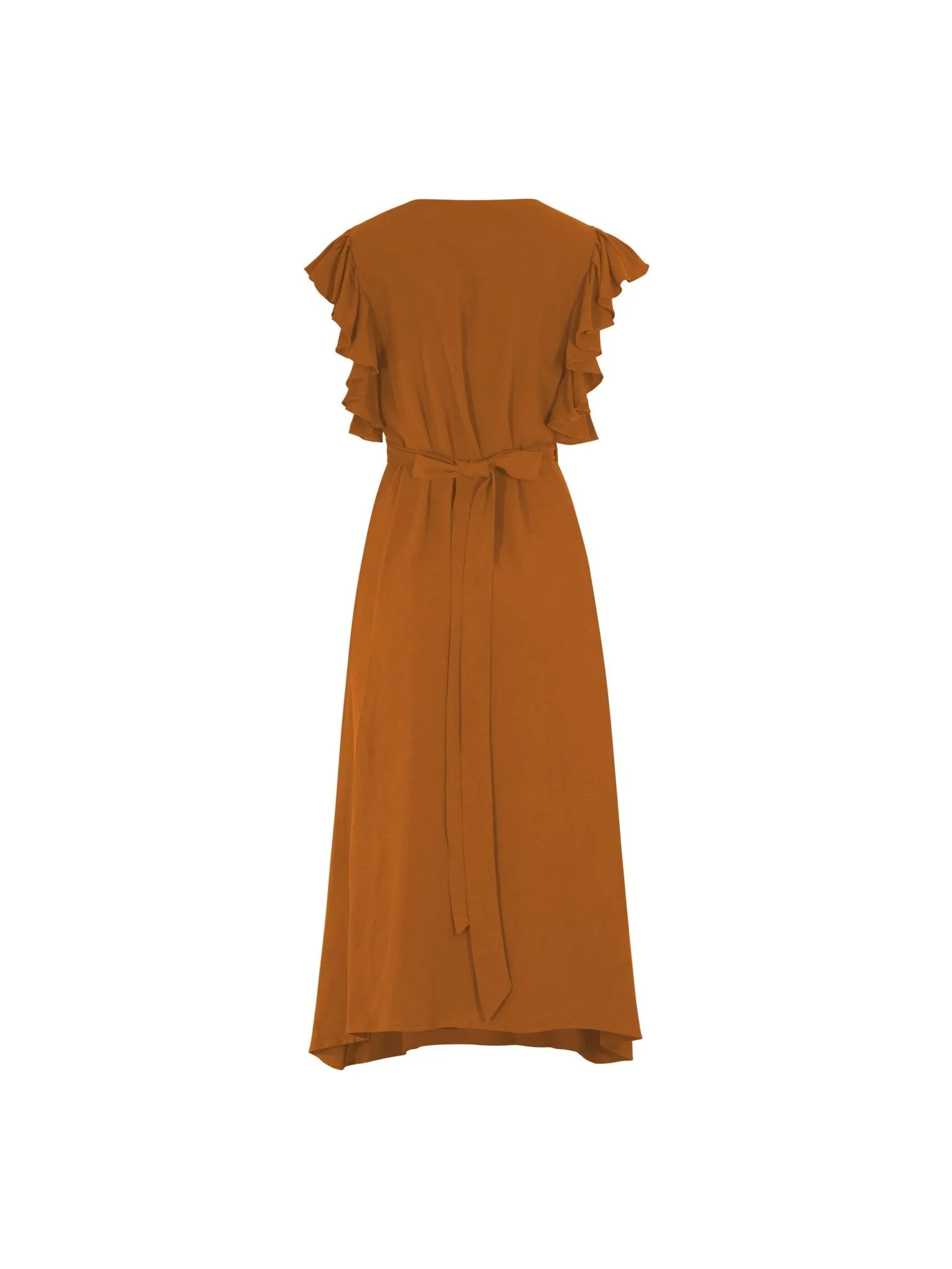 Sustainable Rukia Dress - Solid Rust