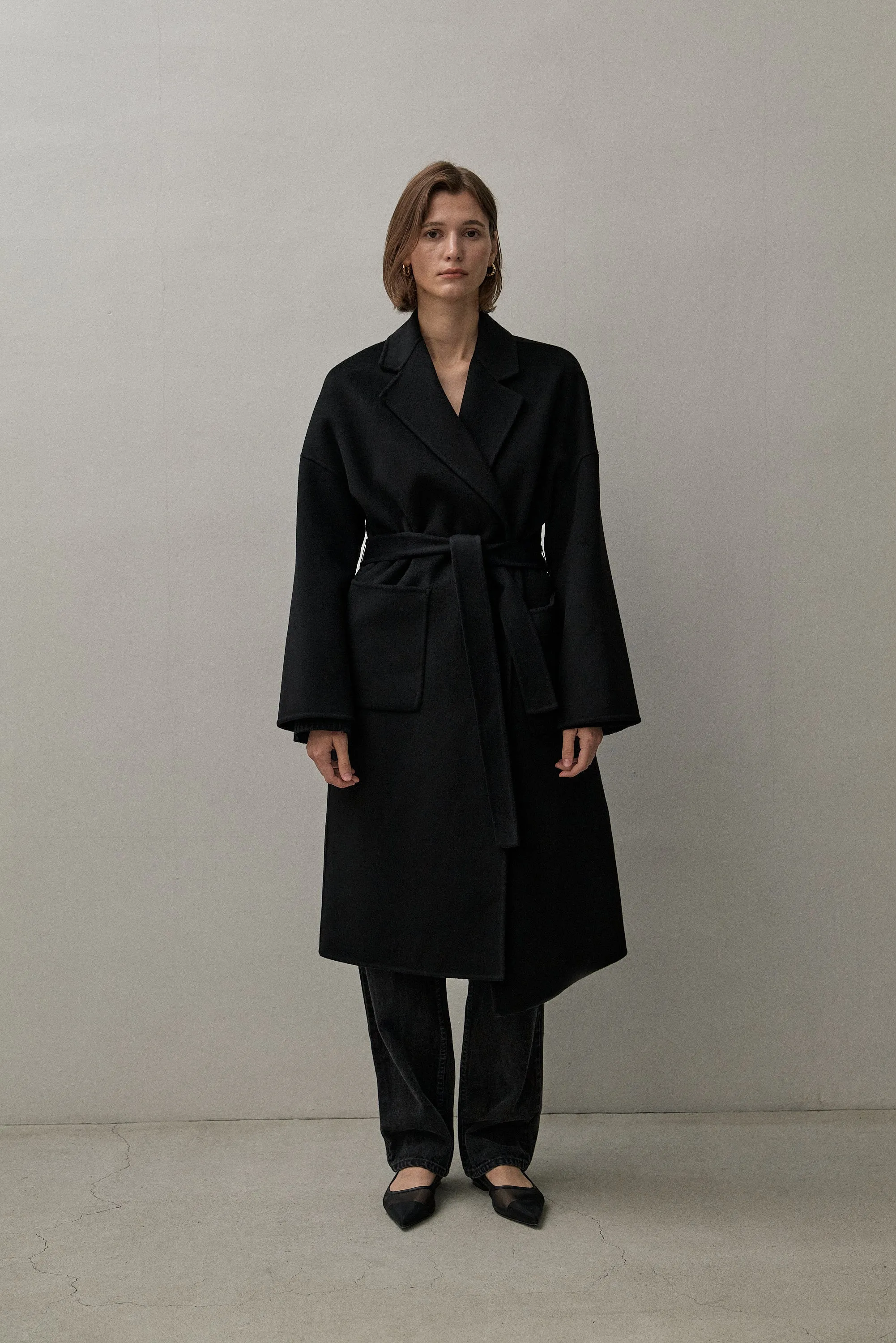 THE BOYFRIEND COAT - BLACK 90/10