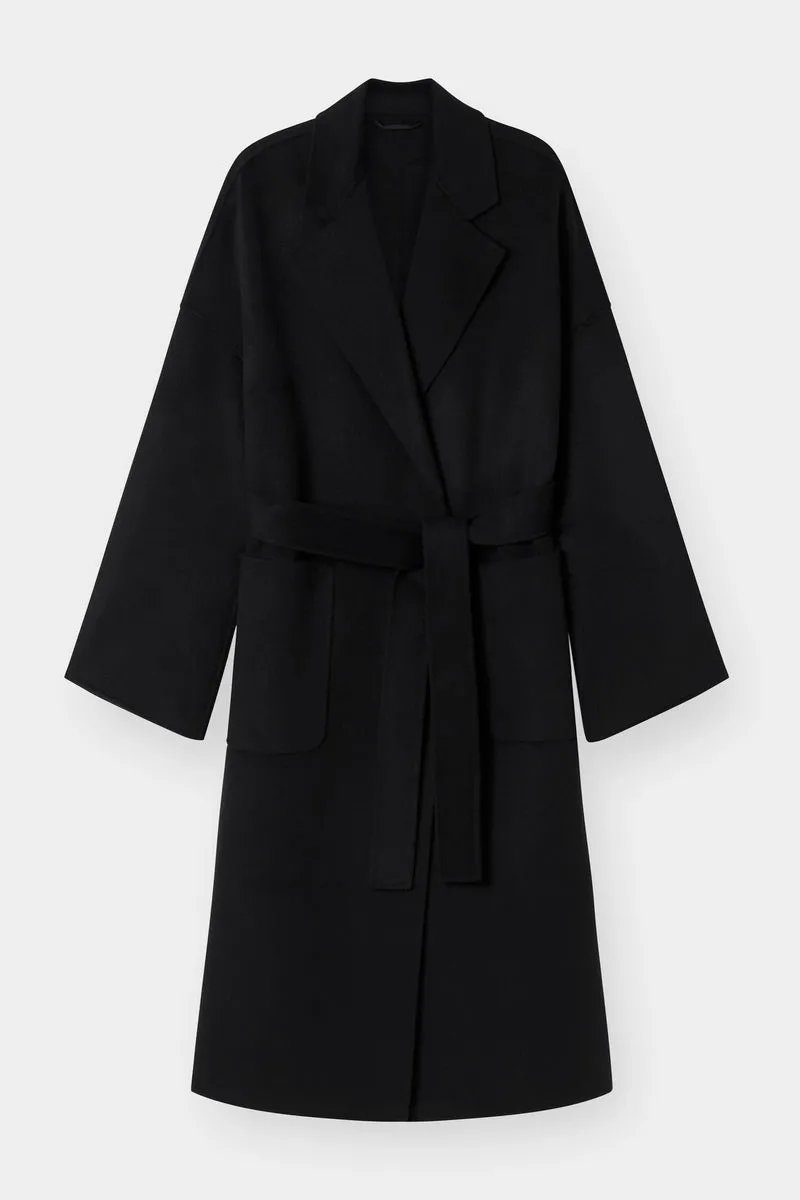 THE BOYFRIEND COAT - BLACK 90/10