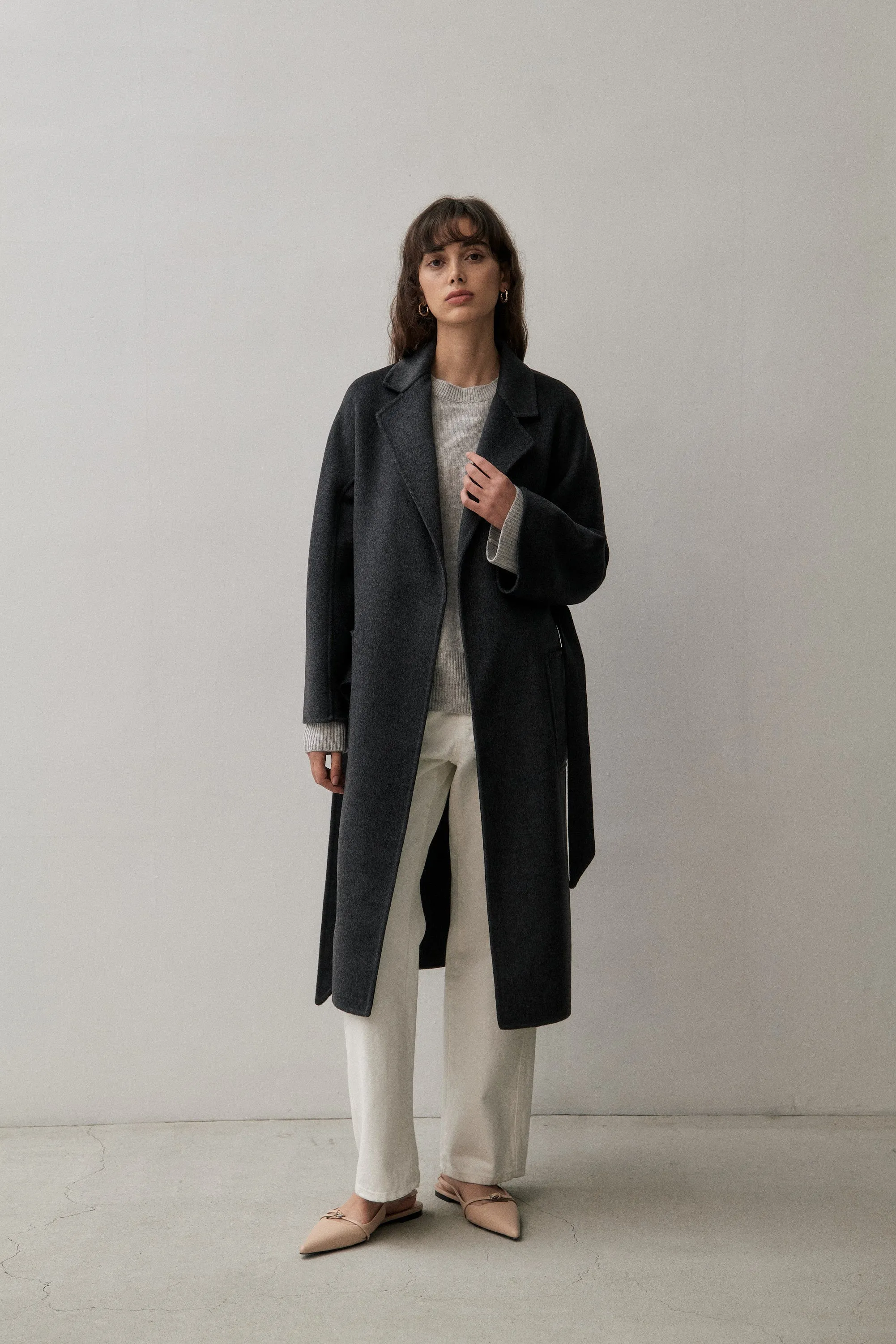 THE CLASSIC COAT - CHARCOAL 90/10