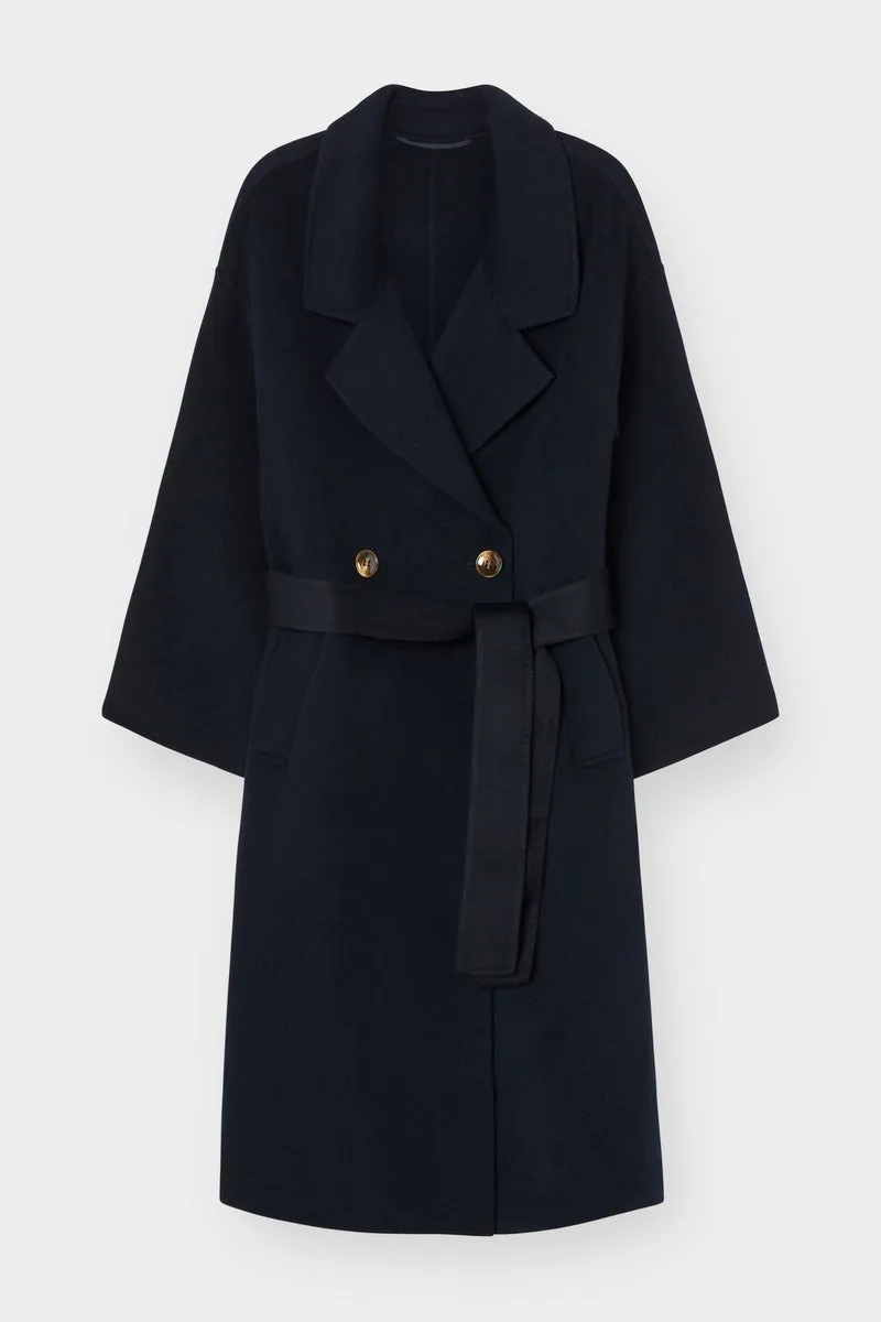 THE LONDON COAT - NAVY 90/10