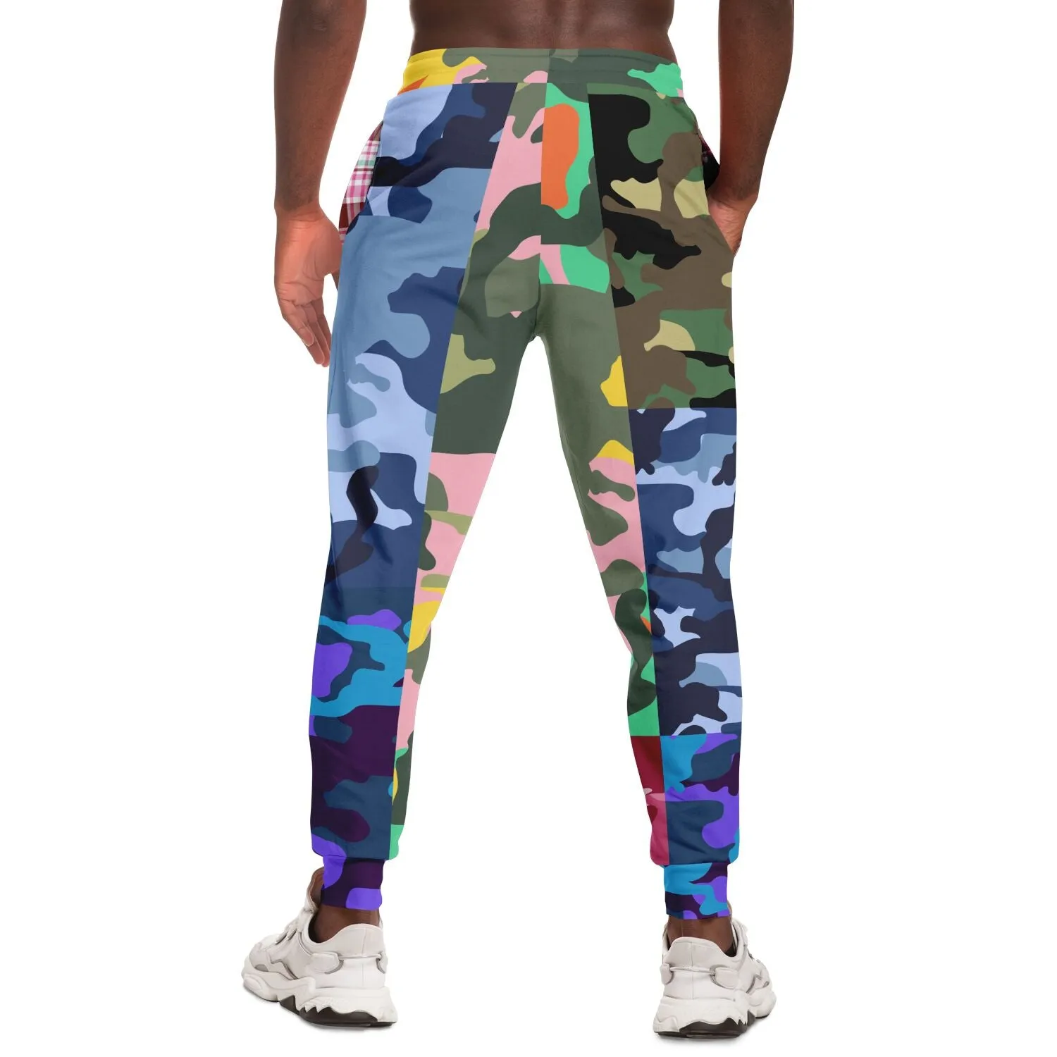 THS Snake Bite Patchwork Camo Stretch Poly Eco-Poly Joggers