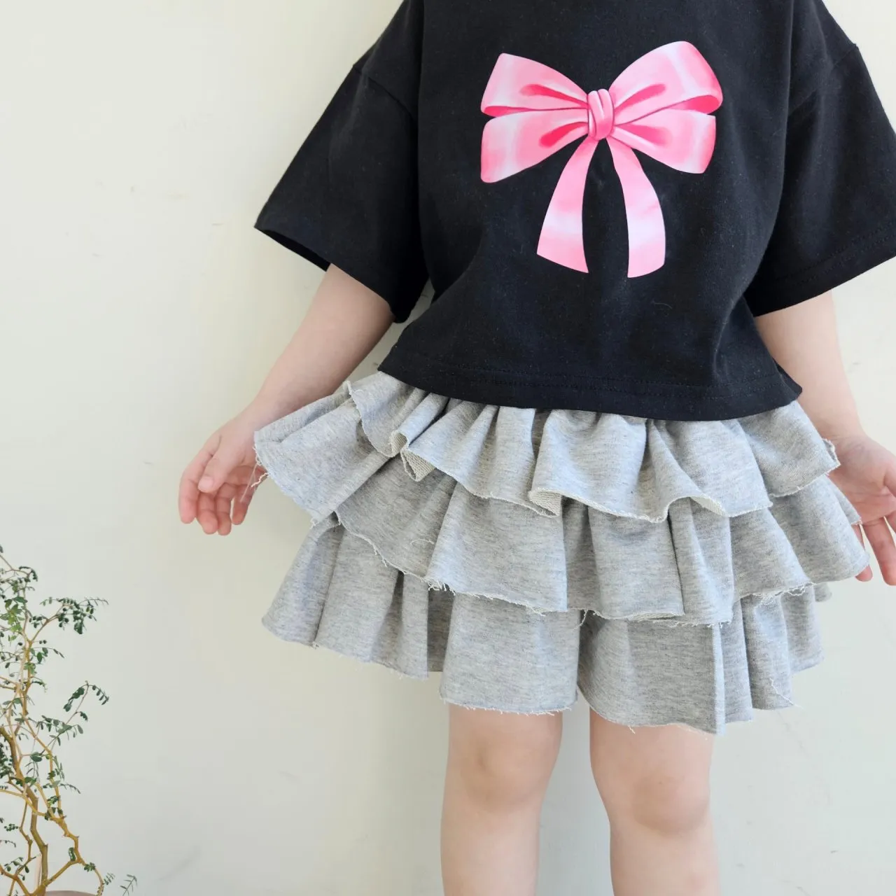 Toddler Ruffle Skirted Shorts (1-7y)- 2 Colors