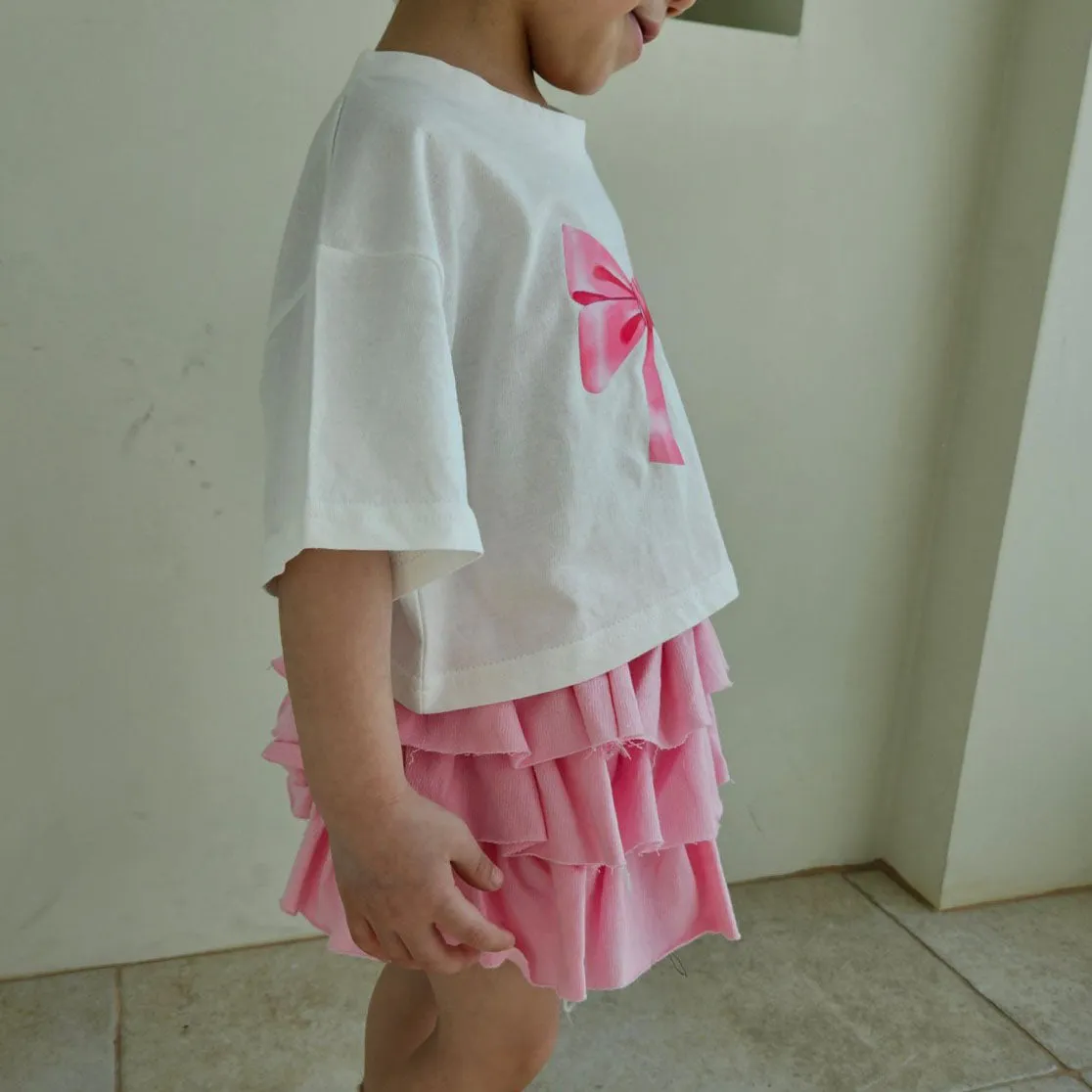 Toddler Ruffle Skirted Shorts (1-7y)- 2 Colors