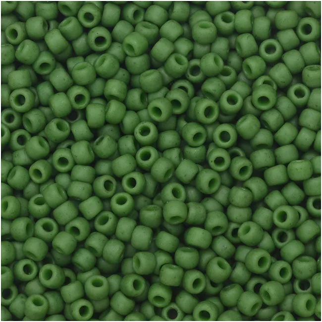 Toho Seed Beads, Round 11/0 Semi Glazed, Clover (8 Gram Tube)