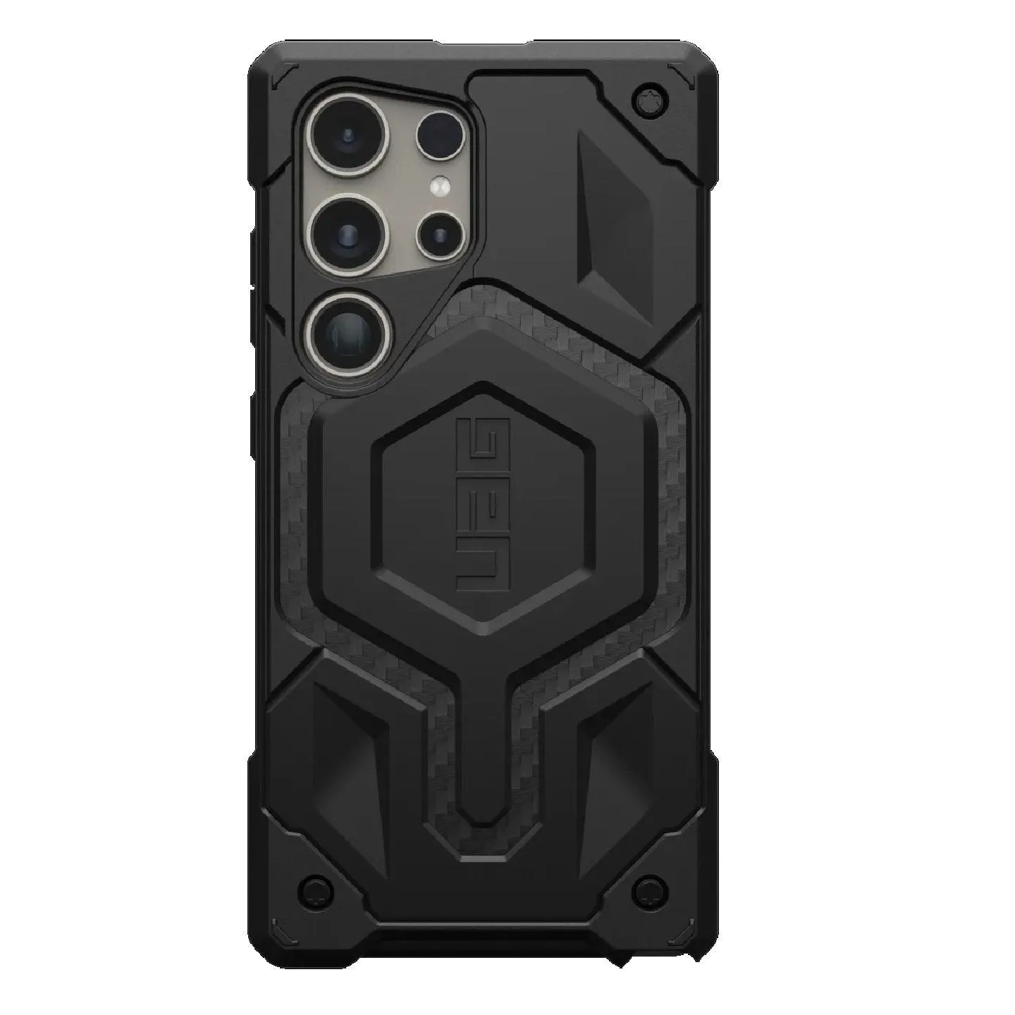 UAG Monarch Pro Magnetic Protective Case for Samsung Galaxy S24 Ultra 6.8 5G Carbon Fiber Black