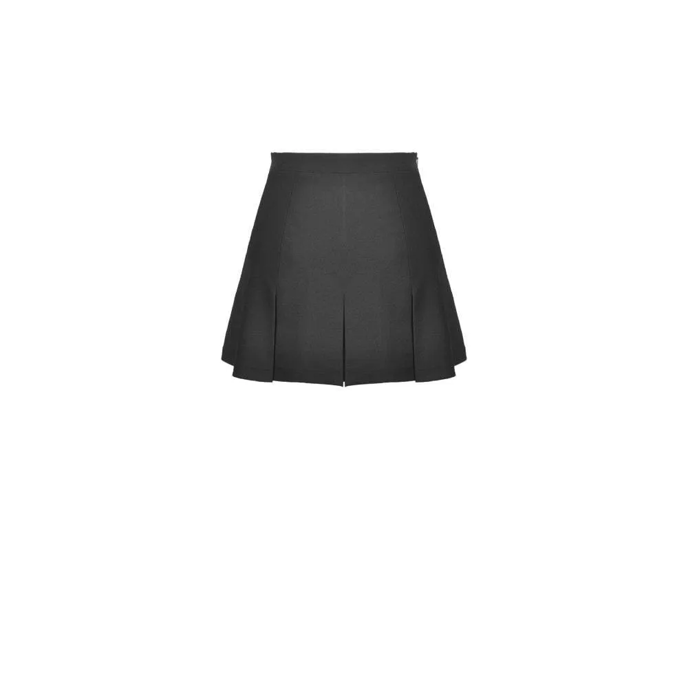 Women's Gothic Pleated Skirts With Belt